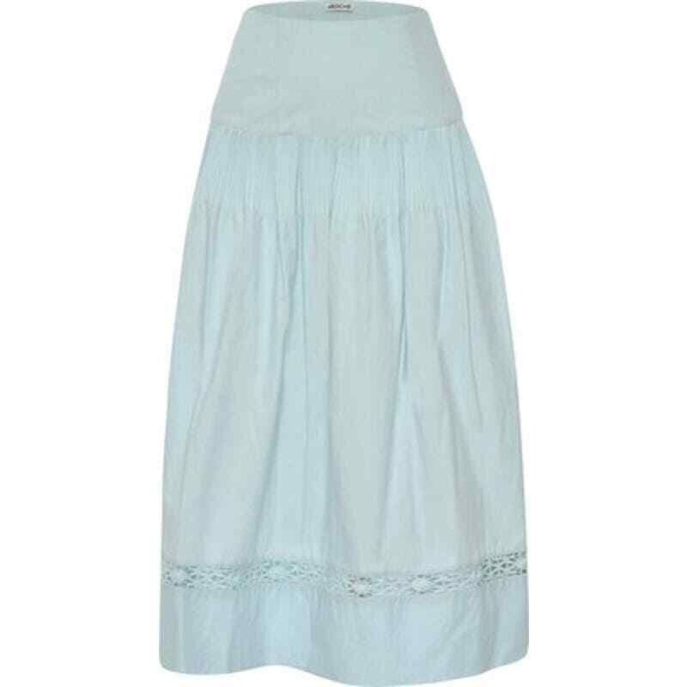 St. Roche NWT Winona Skirt Midi Skirt Duck Egg‎ Blue Size 2 MSRP $368